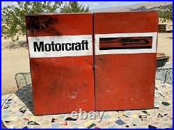 RARE Vintage FORD MOTORCRAFT GT40 Dealership Parts Cabinet