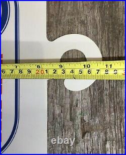 RARE Vintage OK CHEVROLET Used Car Dealership Rear View Mirror Hanging Sign