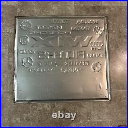 RARE. Vintage Wix Foreign Car Filters Stamped Aluminum Advertising Sign 26x24