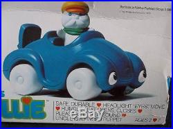 RARE Vtg Uncle's Rollie Car Pillsbury Doughboy PVC Puppet Original Box 1974 EUC