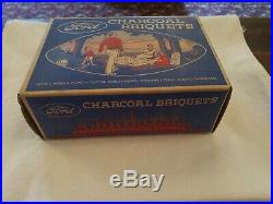 Rare Box Vintage 1930s Henry Ford Charcoal Briquets Full Sealed Box