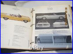 Rare Nos Vintage Original 1965 Pontiac Dealership Sales Book Colors, Interiores