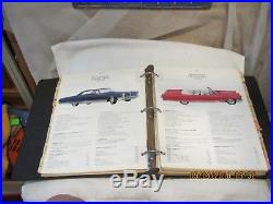 Rare Nos Vintage Original 1965 Pontiac Dealership Sales Book Colors, Interiores