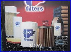 Rare Vintage CAR QUEST FILTERS Automobile Metal Sign 23 x 15 Man Cave Garage