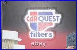 Rare Vintage CAR QUEST FILTERS Automobile Metal Sign 23 x 15 Man Cave Garage