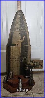 Rare Vintage Hoffman Steam Radiator Auto Parts Display Sign Oil Gas Dealer Store