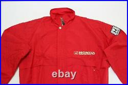 Rare Vintage Honda F1 Racing Team Windbreaker Jacket, Large