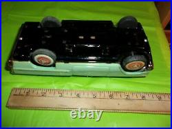 Rare Vintage Ichiko 1958 Oldsmobile 98 Two Tone Green Tin Friction Toy Car