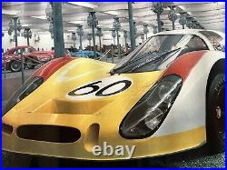 Rare Vintage Porsche 908/3 Biplace Course Langheck 1968 Poster #60 Sport Car