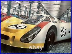 Rare Vintage Porsche 908/3 Biplace Course Langheck 1968 Poster #60 Sport Car