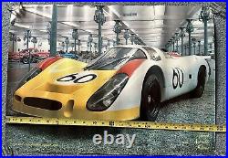 Rare Vintage Porsche 908/3 Biplace Course Langheck 1968 Poster #60 Sport Car