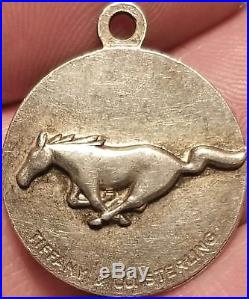 Rare Vintage Sterling SIlver TIFFANY & CO 1964 FORD MUSTANG AWARD Pendant Charm