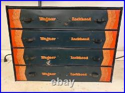 Rare Vintage Wagner Lockheed Parts Tool Drawers Cabinet Box Tray Original 920