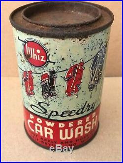 Rare Vintage Whiz Speedry Powdered Car Wash Can Vintage Cars On Line