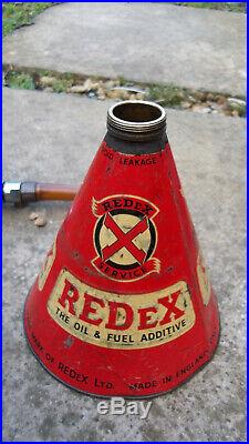 Redex Oil dispenser Vintage Shell Castrol. Esso. Two Stroke Fuel additive 1950s