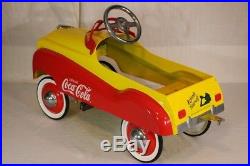 Retro Vintage Coca Cola Pedal Car With Trailer And Cooler By Gearbox. 2001