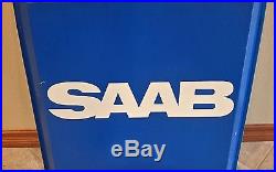 Saab Sign Lighted Original Dealer Used Vintage Sonnet Monte Carlo 96 97 99 Rare
