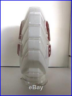 SHELL ECONOMY GLASS PETROL PUMP GLOBE ORIGINAL VINTAGE c1960s to 1970s