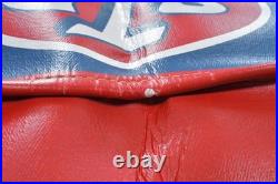 Set of 2 Vtg STP Auto Mechanic Fender Covers Oil Filters Advertising