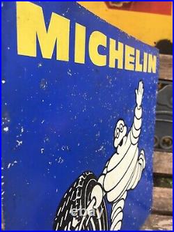 Small Michelin Tyres Tin Sign Not Enamel Motorbike Car Classic retro Vintage 80s