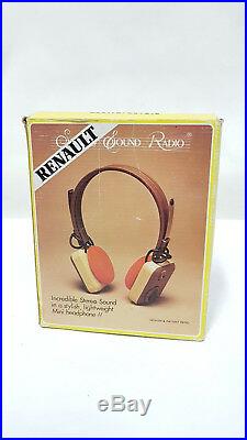 Sound radio cuffia renault vintage anni 70 strutman 007 gadget