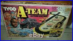 TYCO A-TEAM Action Racing 1983 SLOT CAR TRACK VINTAGE WORKING RARE