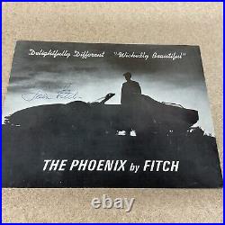 The Phoenix by John Fitch Vintage Automobile Advertising Brochure Signed 1966/67