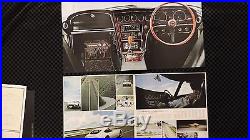 Toyota 2000GT Rare Japanese Brochure Set of 4 withcase Toyopet Vintage 67-70 68 69