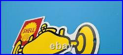 Two Vintage Esso Gasoline & Shell Gas Automobile Porcelain Gas Service 6 Signs