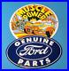 Two-Vintage-Ford-Automobile-Porcelain-Gas-Service-Station-Mustang-Shelby-Signs-01-zp