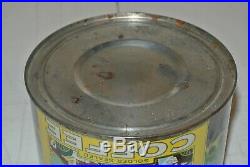 VERY RARE Vintage Antique Tin Can DINING CAR COFFEE 1 lb KW withlid St Louis MO