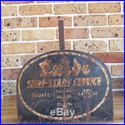 Veteran Vintage Car Exide Motor Oil Bottle Rack Petrol Station Garage Service Nr