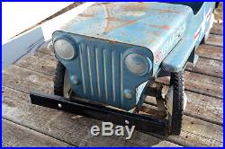 VINTAGE 1950s HAMILTON US AIR FORCE WILLYS MILITARY STAFF JEEP PEDAL CAR PROJECT