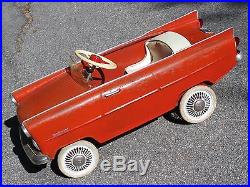 VINTAGE 1950s ROSCA GRANTURISMO ITALY PEDDLE CAR TOY LARGE 44 CLASSIC ORIGINAL