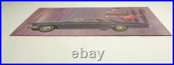 VINTAGE 1966 CHEVROLET IMPALA SPORT SEDAN DEALER SHOWROOM POSTER BOARD 32x18