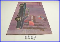 VINTAGE 1966 CHEVROLET IMPALA SPORT SEDAN DEALER SHOWROOM POSTER BOARD 32x18