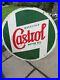 VINTAGE-2ft-ROUND-VINTAGE-CASTROL-WAKEFIELD-OIL-ALLOY-SIGN-FROM-A-FORECOURT-01-crjg