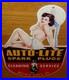 VINTAGE-AUTO-LITE-SPARK-PLUGS-With-WOMAN-IN-HAT-13-METAL-GASOLINE-OIL-SIGN-01-yfoj