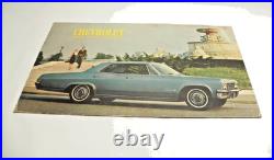 VINTAGE CHEVROLET IMPALA 4-DOOR SPORT SEDAN DEALER SHOWROOM POSTER BOARD 32x18