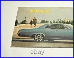 VINTAGE CHEVROLET IMPALA 4-DOOR SPORT SEDAN DEALER SHOWROOM POSTER BOARD 32x18