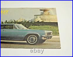 VINTAGE CHEVROLET IMPALA 4-DOOR SPORT SEDAN DEALER SHOWROOM POSTER BOARD 32x18