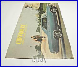 VINTAGE CHEVROLET IMPALA 4-DOOR SPORT SEDAN DEALER SHOWROOM POSTER BOARD 32x18