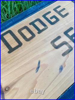 VINTAGE DODGE BROTHERS SERVICE Automotive Wooden Garage Sign 37.5in Wall Display