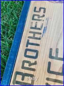 VINTAGE DODGE BROTHERS SERVICE Automotive Wooden Garage Sign 37.5in Wall Display