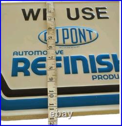 VINTAGE DuPont Automotive Refinish Products Aluminum Sign (18x12) 1983 Auto