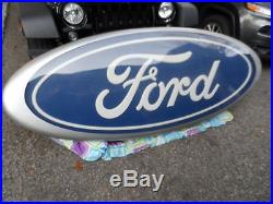 Vintage Ford Motor Co. Dealership Sign Large