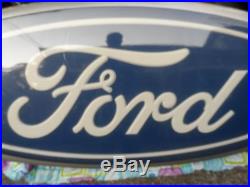 Vintage Ford Motor Co. Dealership Sign Large