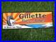 VINTAGE-GILLETTE-TIRES-AND-TUBES-PORCELAIN-SIGN-CAR-GAS-TRUCK-OIL-15x5-01-ow