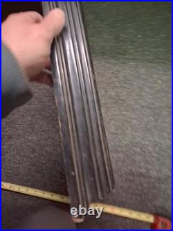 VINTAGE MIGHTY AUTO Parts Clock Glass Face Not Working Ez Fix Gas Mobil Sign