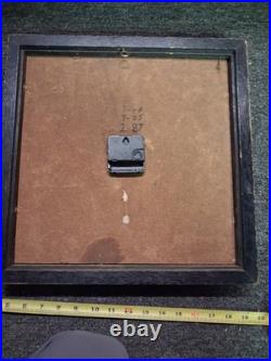 VINTAGE MIGHTY AUTO Parts Clock Glass Face Not Working Ez Fix Gas Mobil Sign